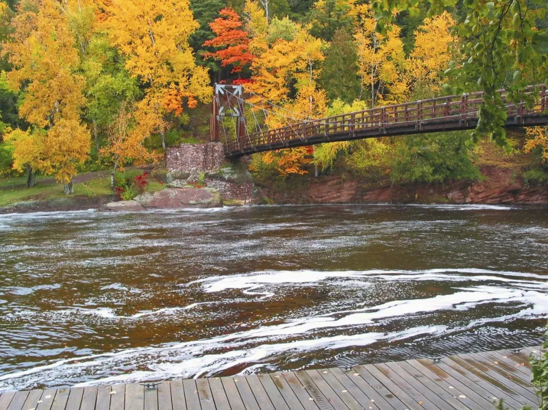 River in autumn.